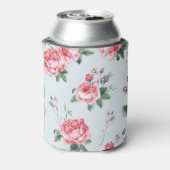 Elegant Moderne Vintag trendy floral Dosenkühler (Kanne Rückseite)