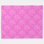 Elegant Moderne Vintag trendy floral Fleecedecke (Vorderseite (Horizontal))