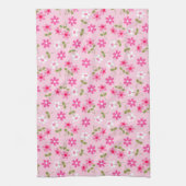 Elegant Moderne Vintag trendy floral Geschirrtuch (Vertikal)