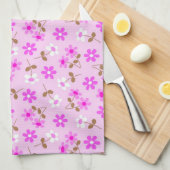 Elegant Moderne Vintag trendy floral Geschirrtuch (Viertel Falte)