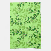 Elegant Moderne Vintag trendy floral Geschirrtuch (Vertikal)