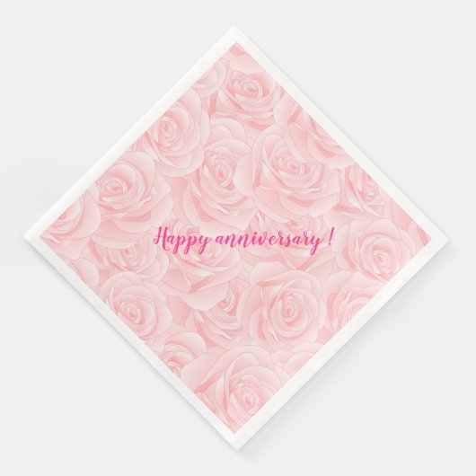 Elegant Moderne Vintag trendy floral Serviette (Ecke)