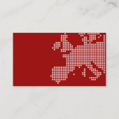 ELEGANT MODERNE WEISSE LANDKARTE EUROPA VISITENKARTE (Rückseite)