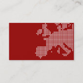 ELEGANT MODERNE WEISSE LANDKARTE EUROPA VISITENKARTE (Rückseite)