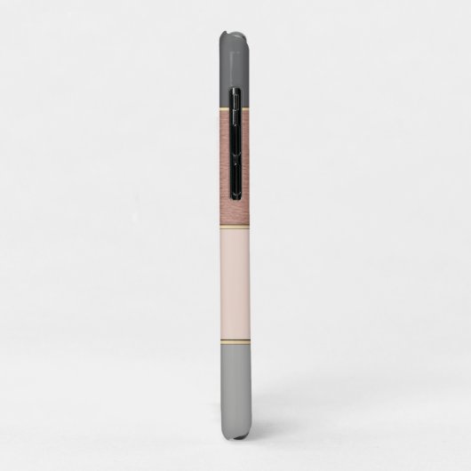 Elegant Moderner Cool gestreift - Personalisiert Case-Mate iPhone Hülle (Hinten/Links)