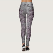 Elegant Moderner Engel Vintag Trendy Floral Leggings (Rückseite)