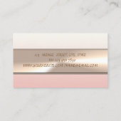 Elegant Moderner Luxus Beruflich Visitenkarte (Rückseite)