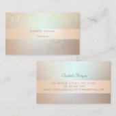 Elegant Modernes Beruflich Luminous, Mandala Visitenkarte (Vorne/Hinten)