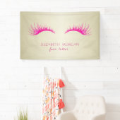 Elegant Modernes Chic Glamour,Imitate Lashes Banner (Insitu)