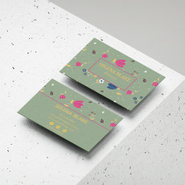 Elegant Modernes Floral | Beruflich und trendy Visitenkarte
