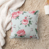 Elegant Modernes Floral Kissen (Decke)