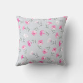 Elegant Modernes Floral Kissen (Rückseite)