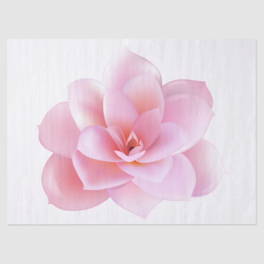 Elegant Modernes Floral Seidenpapier (Vorderseite)