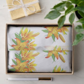 Elegant Modernes Floral Seidenpapier (Geschenk)