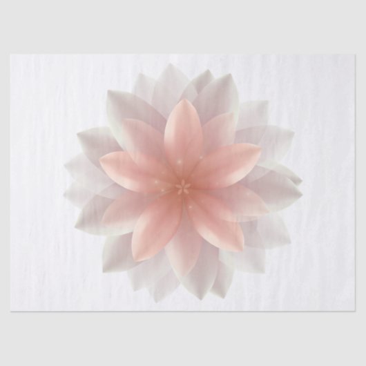 Elegant Modernes Floral Seidenpapier (Vorderseite)