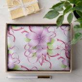 Elegant Modernes Floral Seidenpapier (Geschenk)