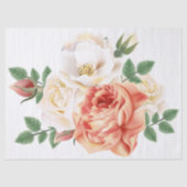 Elegant Modernes Floral Seidenpapier (Vorderseite)