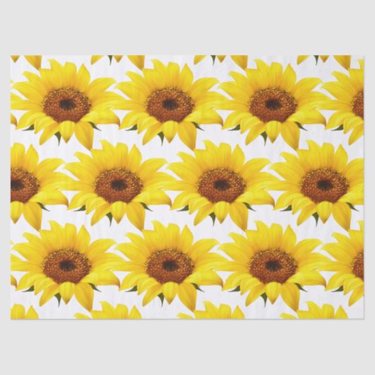 Elegant Modernes Floral Seidenpapier (Vorderseite)