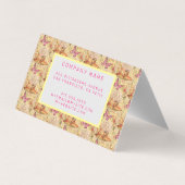 Elegant Modernes Floral Visitenkarten (Rückseite)