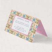 Elegant Modernes Floral Visitenkarten (Rückseite)