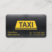 Elegant Modernes Klassisches Uber Taxi schwarz Visitenkarte (Vorderseite)