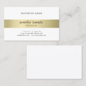 Elegant Modernes Minimal Schlichtes Berufliches Go Visitenkarte (Vorne/Hinten)