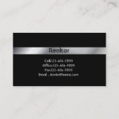 Elegant Modernes Minimalistisch Einfaches Beruflic Visitenkarte (Rückseite)