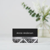 Elegant Modernes Minimalistisch Einfaches Beruflic Visitenkarte (Stehend Vorderseite)