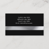 Elegant Modernes Minimalistisch Einfaches Beruflic Visitenkarte (Rückseite)