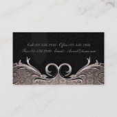 Elegant Modernes Minimalistisch Einfaches Beruflic Visitenkarte (Rückseite)