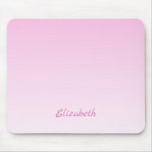 Elegant Modernes Minimalistisches Gradient Pink Om Mousepad (Vorne)