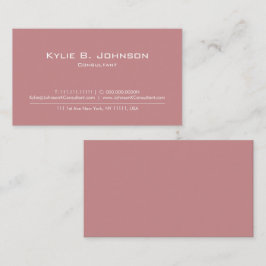 Elegant Modernes, Minimalistisches Personalisiert Visitenkarte