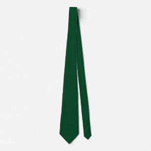 Elegant Modernes Minimalistisches Waldgrün Krawatte