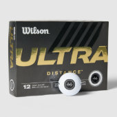 Elegant Modernes Mit Monogramm Grau Schwarz Custom Golfball (Verpackungen)