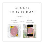 Elegant Modernes Rosa Blumenkreuz Erste Kommune Einladung