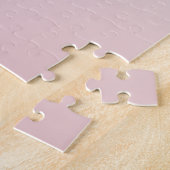Elegant Modernes Rosa Ombre Name & Monogram Puzzle (Seite)