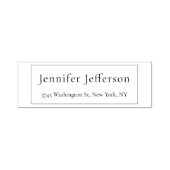 Elegant Modernes, Schlichtes Beruflich Permastempel (Design)