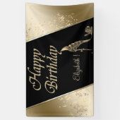 Elegant Modernes, stilvolles,helles,Blume High Hee Banner (Vertikal)