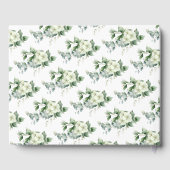 Elegant Mommy Baby Sloth Greenery Baby Shower Gues Gästebuch (Rückseite)