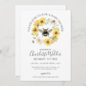 Elegant Mommy to bee Baby Shower Einladung (Vorne/Hinten)