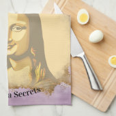 Elegant Mona Lisa Gioconda Leonardo Da Vinci Art Geschirrtuch (Viertel Falte)