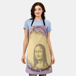 Elegant Mona Lisa Gioconda Leonardo Da Vinci Art Schürze