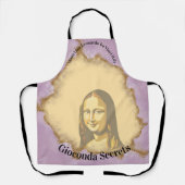 Elegant Mona Lisa Gioconda Leonardo Da Vinci Art Schürze (Vorderseite)