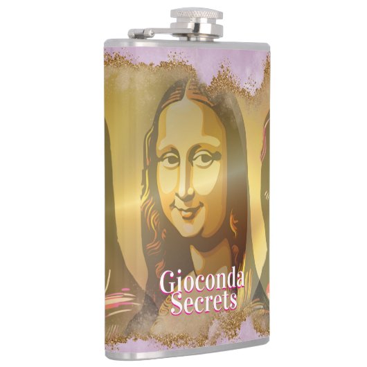 Elegant Mona Lisa Gioconda Leonardo Da Vinci Flachmann (Rechts)
