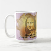 Elegant Mona Lisa Gioconda Leonardo Da Vinci Kaffeetasse (Links)