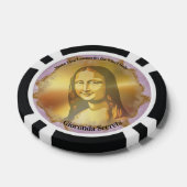 Elegant Mona Lisa Gioconda Leonardo Da Vinci Pokerchips (Einzeln)