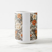 Elegant Monarch Butterfly William Morris Inspired Kaffeetasse (Mittel)