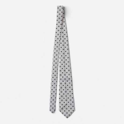 Elegant Monochrome Neck Tie Krawatte (Rückseite)