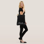 Elegant Monogram Black Tasche (Am Model)