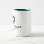 Elegant Monogram bride and groom names Weeding Tasse (Zentrum)